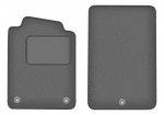 Dywaniki samochodowe welurowe grafitowe do: Chevrolet Corvette C6 targa/roadster (2004-2013)