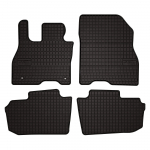 Dywaniki samochodowe gumowe do: Nissan Leaf II hatchback (2017-) - czarne, dopasowane