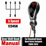 5 6 Speed Car Gear Gear Shift Knob Manual Handle Head Lever for Vauxhall Buick Opel Astra ignia 2009 2010 2011 2012 2013 LED 5 Speed