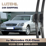 Mercedes-Benz CLK-klassi W209 C209 CLK 200 240 270 280 320 350 500 550 55 63 AMG jaoks Kojamees Eesmised Kojameheterad Tuuleklaas 22 +22 2PCS