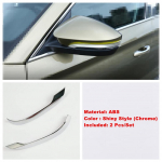 Skoda Kodiaq 2017 - Esi- ja tagumise kaitseraua / udutulede kulmude / tahavaatepeegli liistu kattekaunistuse tarvikud Kroom Rearview Mirror