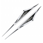 2pcs 3d alloy car stickers car accsesories accessory for Hyundai IONIQ 5 6 7 Black Black