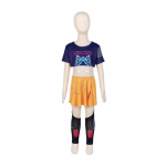 K-Pop Mira Rumi Zoey Hunters Cosplay Kost&uuml;&uuml;m Halloween Karneval Deemon Lava 3D Tr&uuml;kitud Muster Rollim&auml;ngu R&otilde;ivad Kids Height 110cm