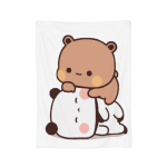 Bubu ja Dudu Tekk Sametine Panda ja Brownie Karu Paar Soe Visketekk Voodipesu Diivani Voodi Vaiba jaoks 150x180cm