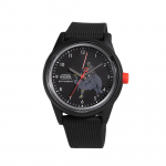 Citizen Watch Star Warsi kollektsioon Darth Vaderi naeratus P&auml;ikeseenergial t&ouml;&ouml;tav analoogkell 10 ATM veekindluse ja musta uretaanrihmaga R00A-509VK Meeste Q&Q Rihm,