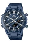 Casio Edifice COOL BLUE EDITION SOSPENSIONE Vastupidav Safiirsinine K&auml;ekell, Bluetooth, P&auml;ikeseenergial t&ouml;&ouml;tav, Kristall, ECB-2000YCB-2AJF, Meeste,