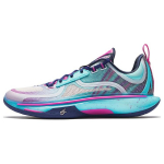 Anta GH5 Cushioning Breathable Lightweight Rebound Low top Basketball Shoes Men's Blue Pink 912421115-3 42.5