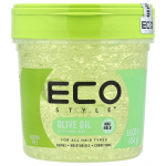 Eco Style, Stiiligeel, Maksimaalne hoidvus, K&otilde;igile juukset&uuml;&uuml;pidele, Oliivi&otilde;li, 454g (16 untsi)