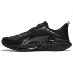 Li Ning Comfortable And Breathable Fabric Cushioning, Wear Resistant Low top Running Shoes Men's Black ARBU003-2 43