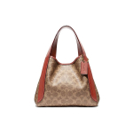Coach Hadley 21 Eemaldatava &Otilde;larihmaga T&otilde;mblukuga K&auml;ekott Ostukott Naiste tote Pruun Kollane Roostepruun 79251-B4NQ4 Basic Set (Bag+Dust Bag) brown