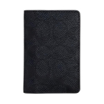 Treeneri logo print Double Fold disainiga kaetud l&otilde;uendist kaardihoidja Meeste aksessuaarid S&uuml;simust CW367-MI5 Charcoal & Black