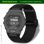 Magnetiline metallpandla Casio g-shock 3506 GBD-200SM GBD-200 nailonl&otilde;uendile Muudetud kellarihm Gbd 200 Meestele Pikendatav kellarihm For gbd-200 must