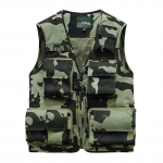 Kevadine ja s&uuml;gisene uus Camo kiirelt kuivav mitme kotiga vest meeste vaba aja veetmise v&otilde;rgust vestile 6XL