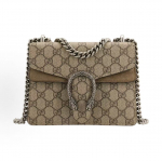 Gucci Dionysuse tiigripea pandlaga vana lillelogoga ketiga &otilde;larihmaga l&otilde;uendi ja seemisnahast crossbody-kott naistele Gift Set(Basic Set+Box+Shopping Bag) eebenmust/beež
