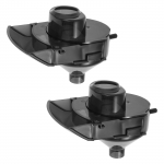 2 tk Plastikust Beebipiimapuudri Annustaja Lehtri Taldrik N&otilde;udepesumasinas Pestav Piimapuudri Annustaja Lehtri ja Kaanega Pro Advanced ja Kodu jaoks