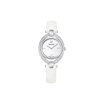 Swarovski Kollektsioon Kvartsikell Ehtsa Nahkrihmaga H&otilde;bedane sihver Naiste kellad 5376812 Silver White Watch Dial