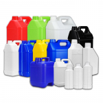 1L &uuml;mmargune pudel, 2,5L/4L lame pudel, 5kg/6kg toidukvaliteediga plastkonteiner, 10L keemiline vaat, happe- ja leeliskindel. 0.5L black round bottle