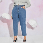 Suurus XL Naiste teksap&uuml;ksid S&uuml;gis Tume sinine Pikk Veniv ja avar Pesu Sirge 4XL Kumer daam Peen daam Denim p&uuml;ksid 2XL sinine