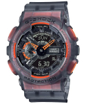 Casio G-SHOCK Meeste Vaik 200M Veekindel Digitaalne P&otilde;rutuskindel Kvartsikell GA-110LS-1A must