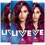 Schwarzkopf Live Juuksev&auml;rv & Blondeerija L76 Ultra Violet - 3 tk pakis