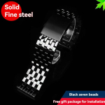 Roostevabast terasest kellarihm Diesel DZ4343/DZ4405/DZ7395/7413/DZ4316 DZ7395 jaoks Asendusmetallist k&auml;ev&otilde;ru rihm 22 24 26 28mm 24mm width black