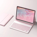 Kaitse&uuml;mbris IPad Air 11 M3 2025 jaoks Magnetiline Tahvelarvuti Klaviatuurikate IPad Air 11 Pro 11 9.7 10.2 7 8 9 10. p&otilde;lvkond Air 3 10.5 Funda Aluse Katteid ipad Air 11 M3 2025 roosa