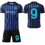 2025-26 Uus Inter Milani kodus&auml;rk #9 Thuram #23 Barella #10 Lautaro Jalgpallis&auml;rgid M