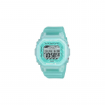 Casio BABY-G Seeria Klassikaline Candy Ruut Kontrastv&auml;rvi Tide Kuufaasi Funktsioon Veekindel Kvartsmehhanism Vaikrihm Jaapani ja BLX-565S-2PR hall v&auml;rv