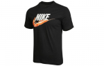 Nike T-s&auml;rgid Meeste Must &Uuml;mmarguse Kaelusega M&otilde;&otilde;dukas Sirge L&otilde;ikega DD1289-010 L