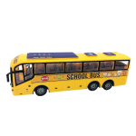 1/30 RC Buss Elektriline puldiga auto tulede ja reisibussi, kooli, linna mudeliga 27MHz raadiojuhitav masin Laste j&otilde;ulukink kollane