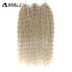 &Scaron;ikk heegeldatud juuksed lokid juuksed vee laine 24 tolli 300g Ombre blond keerutatud heegeldatud juuksed pats juuksed s&uuml;gav laine punutud juuksepikendused (as the picture,24inches-300g) gray