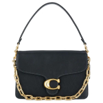 Coach Tabby 26 Kuldne Metalllogo Nahast &Otilde;lakott Keskmine Naiste &Otilde;lakott Must CAF52-B4BK Basic Set (Bag+Dust Bag) gray