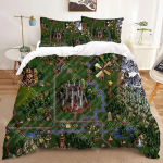 Heroes of Might and Magic 3D Voodipesukomplektid prinditud tekikate T&auml;iskasvanud_ lastevoodi tekk s&uuml;nnip&auml;evakingitus dropshipping 200x200cm