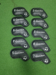 TaylorMade Golf Rauaklubi Kattekomplekt - Kaitseklubi Komplekti Katted black