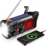 Kaasaskantav h&auml;daolukorra raadio, v&auml;ntraadio p&auml;ikeseenergiaga ja 2000 mAh akuga, AM/FM/SW d&uuml;namo raadio, taskulamp ja SOS-alarm, elluj&auml;&auml;miskomplekt
