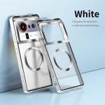 Magnetiline &uuml;mbris ZTE Nubia Z80 Ultra jaoks &Uuml;mbris Magsafe jaoks Alumiiniumisulamist Metallraam Matt PC L&auml;bipaistev kate P&otilde;rutuskindel kaitserauaga ZTE nubia Z80 Ultra h&otilde;be