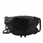 Moodne pehmest nahast v&ouml;&ouml;kott Naistele Fanny Pack Kvaliteetne &otilde;lav&ouml;&ouml; rahakott Moedisainer Crossbody rinnakotid must