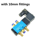 &Otilde;hu solenoidklapp 5-tee port 2-asendiline Gaas Pneumaatiline Elektriline Magnetiline Klapp 12V 24V 220V Spooli Pinge 4mm 6mm 8mm Voolik 4V110-06 AC 220V