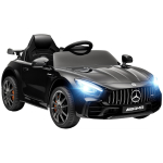 Elektriline lasteauto, Mercedes, 3-5 km/h, puldiga juhitav, tulede ja muusikaga, must 108 x 67 x 46 cm must