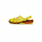Crocs &times; SpongeBob SquarePants Klassikaline Mitmek&uuml;lgne V&auml;litingimustesse Sobiv Vabaaja Mugavus V&auml;litingimustesse Hingavad Klounid Unisex Kollane 209824-7HD 34-35