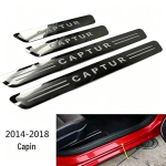 Roostevabast terasest tervituspedaal, uksepakikate ja pagasiruumi kaitse Renault Captur 2014-2018 jaoks