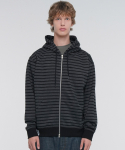 Triibuline lukuga dressipluus (Must) Melange/L black