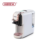 HiBREW 5-in-1 Kapselkohvimasin, 20-baarine espressomasin, Kuum ja K&uuml;lm Kohvimasin, &Uuml;hildub Nespresso, Dolce Gusto, ESE Kapslite ja Jahvatatud Kohviga valge