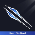 2 tk metallist Volvo logo auto poritiiva k&uuml;lje tiiva embleem m&auml;rk kleebis VOLVO XC60 XC90 S60 S90 XC40 V90 S40 V40 XC70 C30 C70 S80 NX8 jaoks white