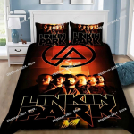 Tekikate Padjap&uuml;&uuml;r Voodipesu Komplekt Rokiajastu Linkin P-Park T&auml;iskasvanu Poiss T&uuml;druk Magamistoa Kaunistus Lapsed &Uuml;he-kahekohaline Suur Suurus 155x200cm
