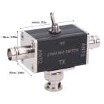 2-suunaline antennil&uuml;liti 100W 0-50MHz BNC-pistik Manuaalne antenni l&uuml;litusl&uuml;liti v&auml;ljal&uuml;lituse ja maanduskaitsega