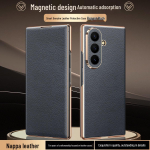 Ehtsast nahast magnetiline klapp&uuml;mbris kaetud servadega Samsung Z-Fold 8 Ultra jaoks Samsung Galaxy Z Fold8 Ultra