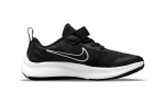 Nike Star Runner 3 Mugavad Kulumiskindlad, Libisemiskindlad Ja Hingavad Madalad Laste Jooksukingad Must Valge DA2777-003 28 white