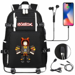 M&auml;ngulise Prindiga Seljakott Suure Mahutavusega Reisikott USB Laadimispordiga Keskkooli &Otilde;pilastele Poistele T&uuml;drukutele Teismelistele 47CMX30CMX15CM