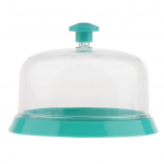 Akr&uuml;&uuml;list l&auml;bipaistev sinine tolmukaitsealus kellaosadele ehtehelmestele 10x7cm puhas